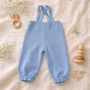 💙 Vintage-Inspired Baby Romper Overalls | Classic Heirloom Style